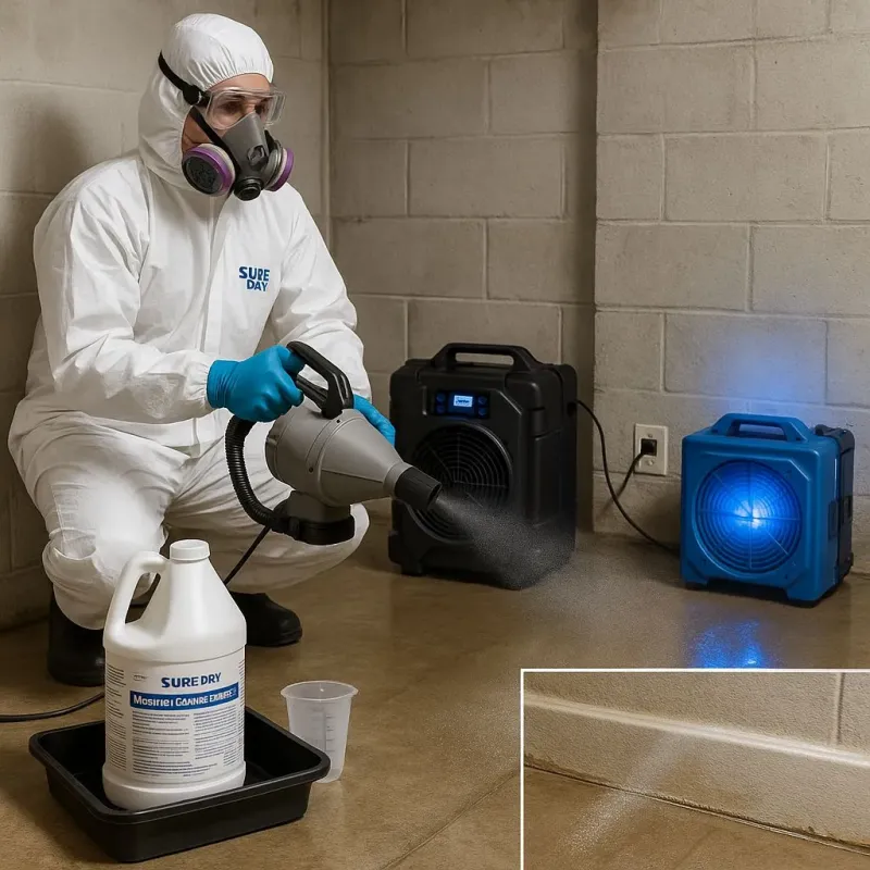 Sanitization and Odor Removal process in Michigan City, IN
