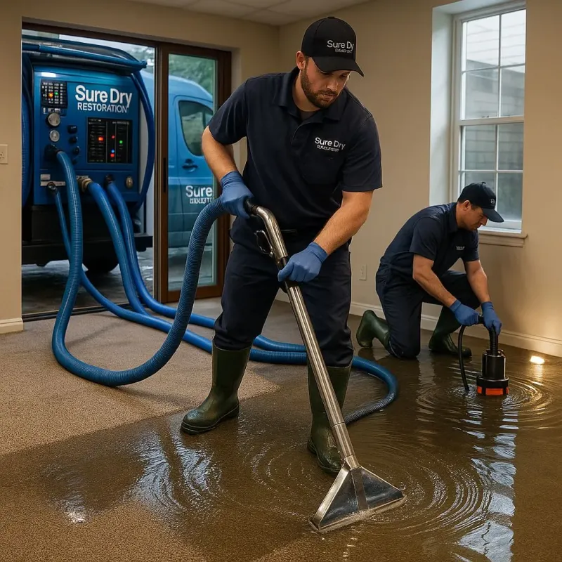 Water Extraction and Removal process in Michigan City, IN